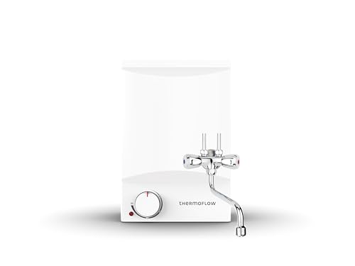 Thermoflow OT 5 Combi Over-table storage tank including low-pressure fitting | Hot water tank 5 l storage volume | Electric hot water tank G 1/2" connection | 35 - 75 °C | 65 °C in 10 min.