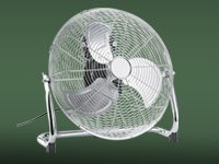 Sichler Household Appliances Powerful Fan: Full metal floor fan, 3 speed levels, 100 W, Ø 45 cm (wind machine, floor fan, air cooler)