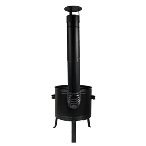 trophy-e-shop Stove 42 for goulash cauldron wood stove goulash cannon patio stove for pot up to 35 liters