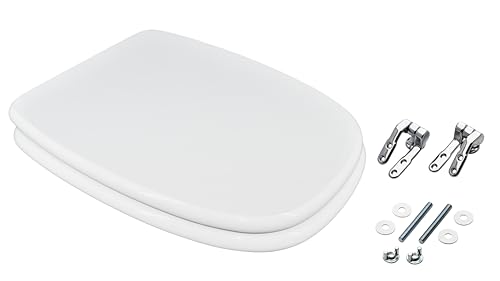King Seat toilet seat dedicated to Pozzi Ginori Square WC seat White