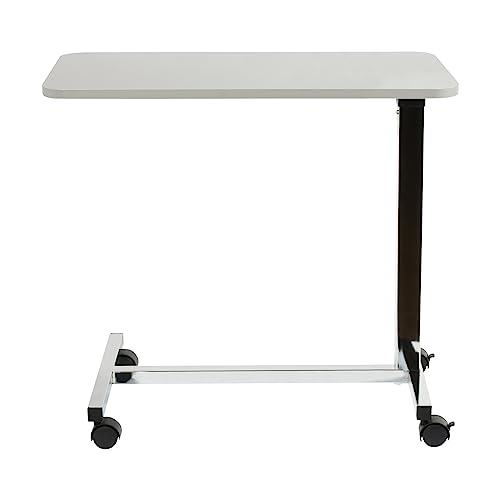 Teqler height adjustable bed table, side table for hospital and nursing beds.