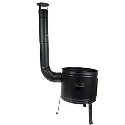 trophy-e-shop Stove 42 for goulash cauldron wood stove goulash cannon patio stove for pot up to 35 liters