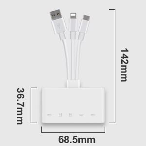 5-in-1 memory card reader, USB OTG adapter & SD card reader for iPhone/iPad, USB C and USB A devices with micro SD & SD card slots, supports SDHC/SDXC/MMC.
