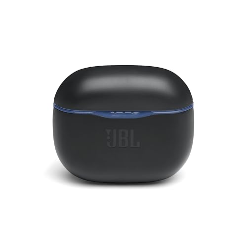 JBL Tune 125 TWS In-Ear Bluetooth headphones in Blue - Wireless earbuds with built-in microphone - Music streaming for up to 8 hours on a single charge - Includes charging case.