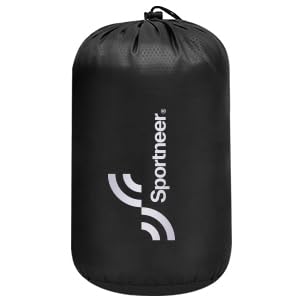 Outdoor camping sleeping bag: Sportneer 3-4 season summer sleeping bag, winter sleeping bag, compact, portable, ultralight 1.7kg with full filling for adult trekking travel.