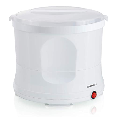 MELISSA 1622007 Potato peeler machine, electric potato peeler, plastic, white
