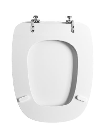 King Seat toilet seat dedicated to Pozzi Ginori Square WC seat White