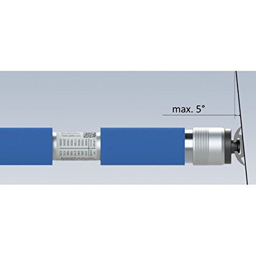 Airline beam - barrier for airline rails 1500-2200 mm - coating blue