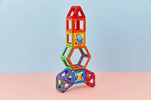 MAGFORMERS Magnetic Building Blocks Carnival Plus Set, 48 Pieces, Ages 3-8, 8x34x24 cm, Magnetic, Building Blocks Toy, Educational Toy, Scientific Thinking, Unisex, Plastic, 703016