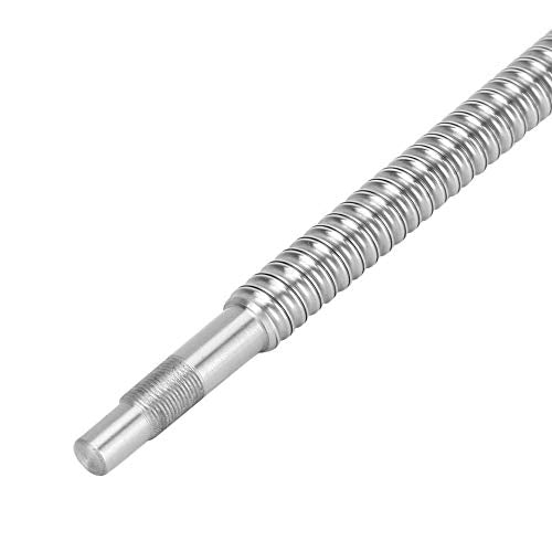 SFU1605 threaded spindle 600 mm stainless steel ball screw with BK12/BF12 support and 6.35 x 10 mm coupling set CNC parts