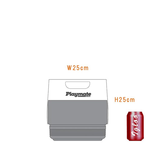 Igloo Playmate Mini Classic Cooler, 3.8 liters, blue, for snacks and drinks.