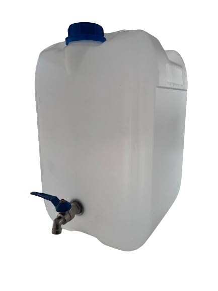20L water canister BPA-free with zinc tap, white color, water container canister drinking water canister.