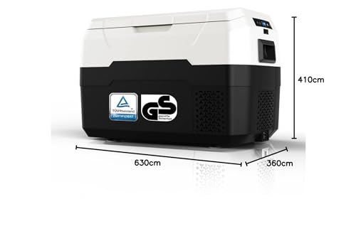 RGBer® AXR Series, 30-liter car cooler with compressor, compressor cooler, camping refrigerator, car cooler, cooler with 12v and 230v, car cooler with power outlet
