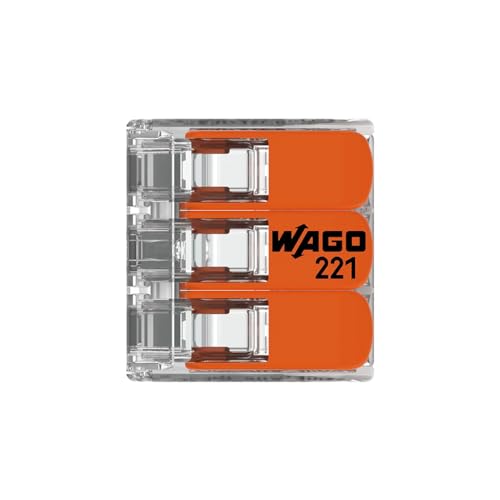 Wago connectors of the 221-413 series lever connectors terminal blocks connection clamps clamp plug-in terminals