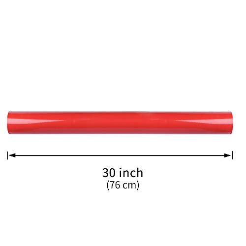 RUSPEPA Red Kraft Paper Roll - 30" X 98ft - Heavy Red Gift Wrap for Christmas, Valentine's Day, Crafting of All Kinds.
