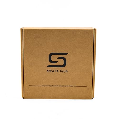 Siraya Tech Fibreheart ASA-GF 3D printer filament, ASA reinforced with glass fiber for exceptional strength and UV resistance - automotive components, industrial assemblies (1kg, Black)