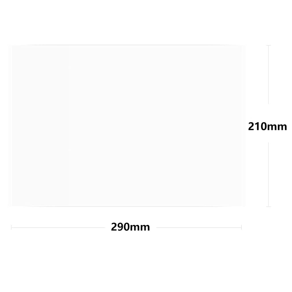 KOYOFEI 6 PCS A4 Size FEP Film for Saturn 2, Saturn 8K, Saturn 3, Saturn 3 Ultra, Saturn 4, Photon M3 Premium, M5, M5S, M7, M7 Pro 10.1 inch Resin 3D Printers.