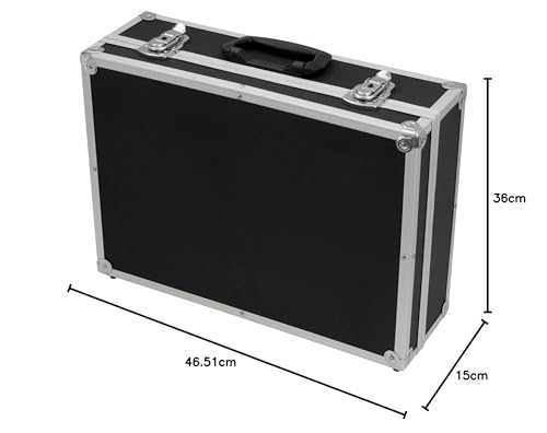 FAMEX 755-58 Aluminum tool case filled with 164 pieces - tool box packed with tool set.