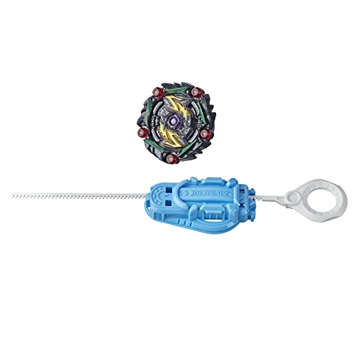 Hasbro Beyblade Burst Surge Speedstorm Curse Satomb S6 Top Starter Pack – Defense Type Battle Top with Launcher, Toy for Kids