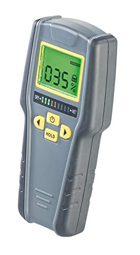 AGT Moisture Meter: Digital 4in1 Moisture Detector with Non-Invasive Measurement, LCD (Moisture Detector, Moisture Meter, Professional Device, Wood Moisture)
