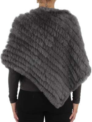 Oakwood Women's 56034 Poncho, Grey (Dark Grey), One Size