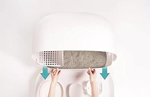 MakeSure cat litter box with drawer - Green - 60 x 38 x 45 cm - Design