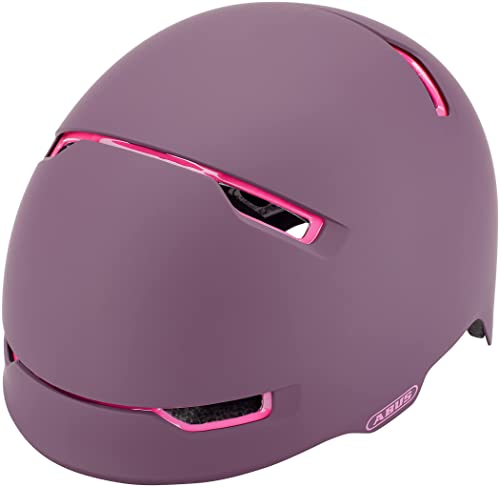 ABUS City Helmet Scraper 3.0 ACE - Durable bike helmet for urban commuting - for women and men - Purple/Pink, Size M