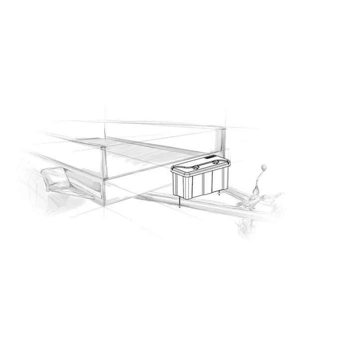 Deichselbox Daken Blackit Lite, tool box, strap box, trailer box, storage box, Daken B24-2 + mounting kit MON301, Edelstahlhaus GmbH.