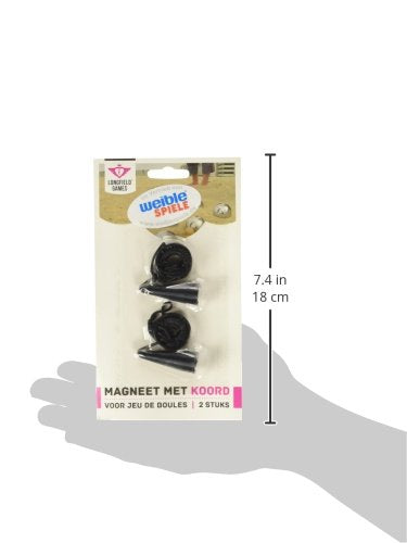 Engelhart - 010206 - Petanque Balls Set (8 boules) Luxury Petanque Game - Boules Set in wooden box, 8 pieces - Jeu de Boules - & weiblespiele 010160 - Boules Ball Magnet