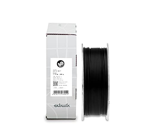 extrudr® XPETG MATT ø1.75mm (1kg) 'BLACK' - 3D printer filament - Made in Austria - highest quality at a fair price!