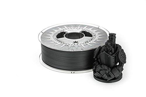 extrudr® PLA NX2 MATT ø1.75mm (2.5kg) 'BLACK MATT' - 3D printer filament - Made in Austria