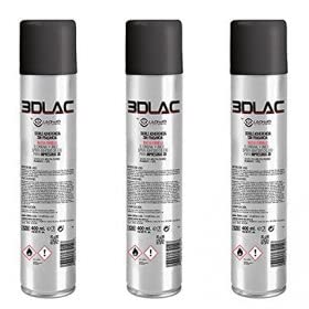 3DLAC spray adhesive for perfect adhesion on the 3D printer print bed, 3x 400ml