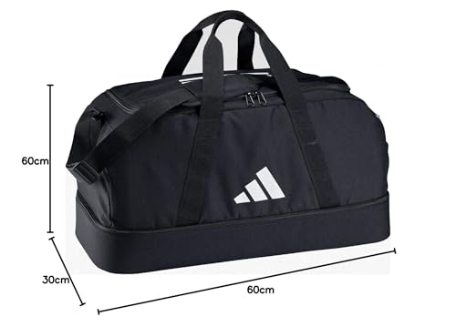 adidas Unisex Tiro League Duffel Bag, Schwarz/Weiß, M