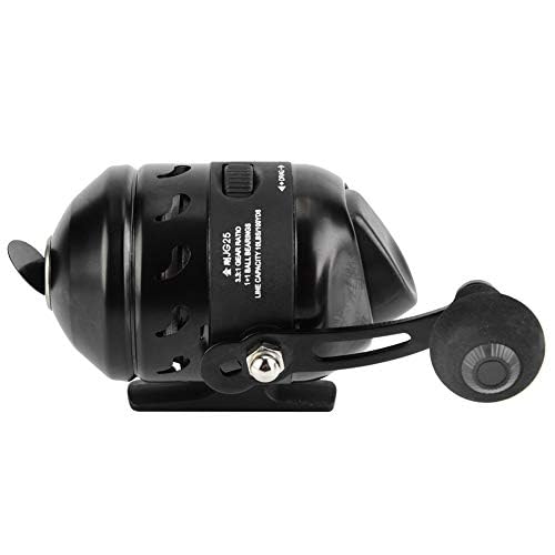 Angel Capsule Reel, Spincast Reel Fishing Reel Jg25 3.3:1Gear Ratio Casting Reel Inner Line Shooting Fish Wheel Closed Fish Dart Wheel Built-in Round Fish Reel For
