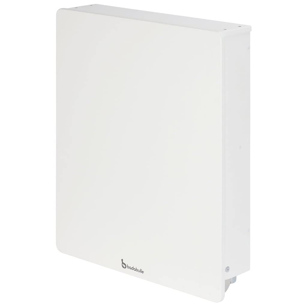Badabulle wall-mounted changing table Splash - includes shelf for changing accessories & changing mat.