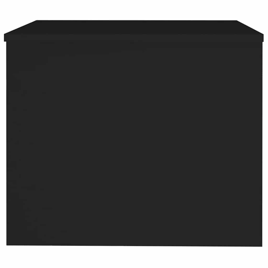 vidaXL Adjustable Height Coffee Table Side Table Living Room Table with Storage Black 80x50x40cm Wood Material