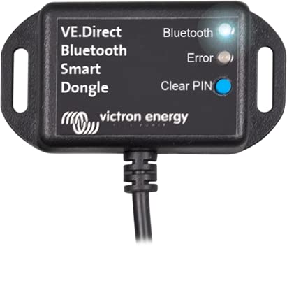 Victron Energy VE.Direct Smart Dongle (Bluetooth) - Wireless monitoring for BMV & MPPT - Compatible with iOS & Android via the VictronConnect App.