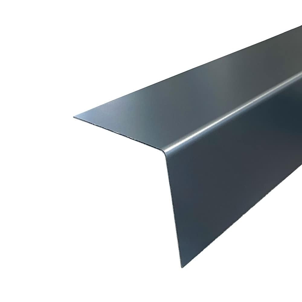 Aluminum angle anthracite angle profile angle sheet corner protection 2000 mm long corner angle, item form: 90 x 90 x 0.8 mm