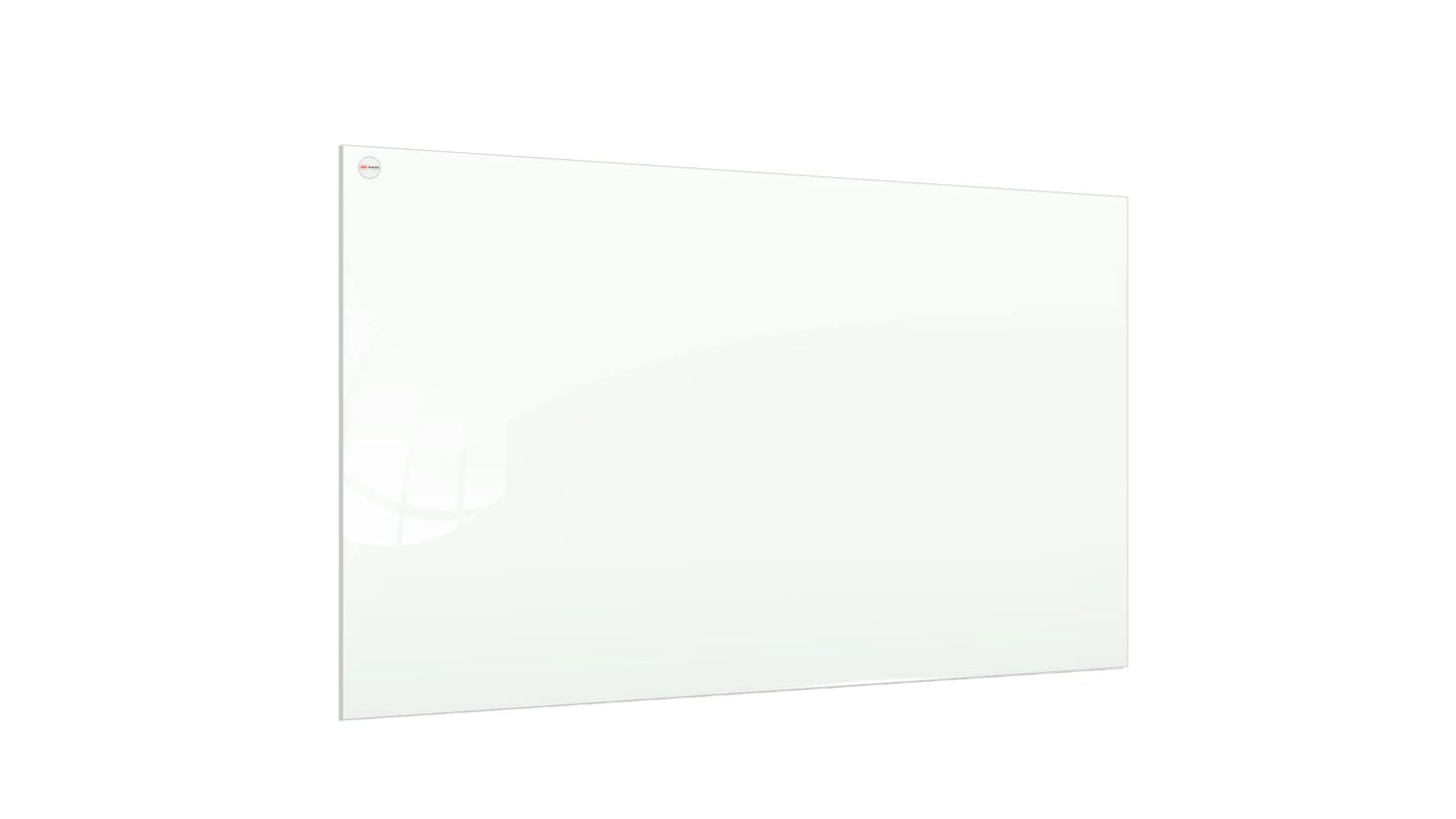 ALLboards Glassboard Magnetic White 100x80cm, Frameless, Glass Writing Board, Magnetic Board, Tempered Glass