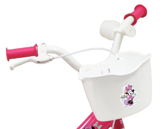 Vélo ATLAS girls kids bike 12 inch Minnie By Disney with 1 brake Mickey, Pink, 12''