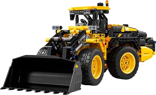 LEGO Technic Volvo L120 Electric Wheel Loader - Construction toy with articulated steering and movable bucket - Birthday gift for boys aged 9 and up - 42209