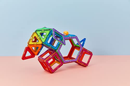 MAGFORMERS Magnetic Building Blocks Carnival Plus Set, 48 Pieces, Ages 3-8, 8x34x24 cm, Magnetic, Building Blocks Toy, Educational Toy, Scientific Thinking, Unisex, Plastic, 703016