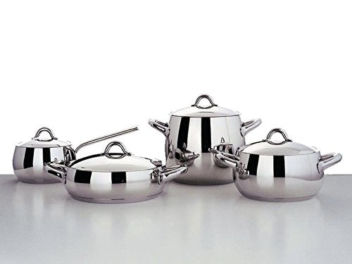 Alessi "MAMI" Stainless Steel Lid, 20 cm, Silver