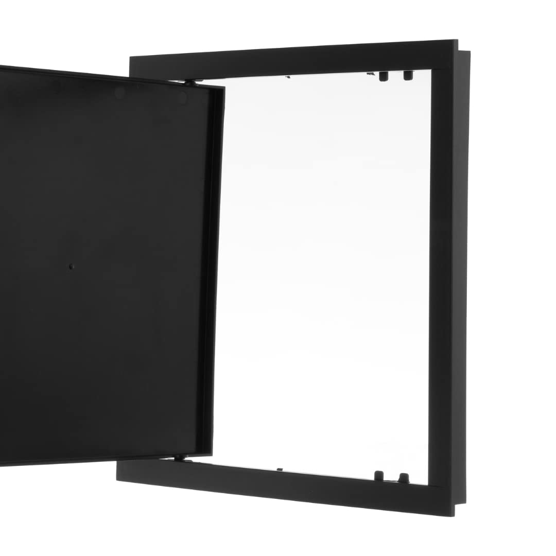 30x30 cm access panel - service hatch for inspection and covering - 300x300mm access door - inspection door access door maintenance hatch - ABS plastic Anthracite