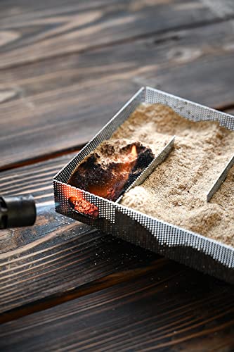 KAISER COMPANY Cold Smoke Generator XL I Stainless Steel Smokehouse Accessory I 230 x 130 x 50 mm