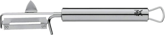 WMF Profi Plus Potato Peeler Pendulum Blade 19 cm, single-blade swivel peeler & Gourmet Asparagus Peeler 17 cm, vegetable peeler, Cromargan stainless steel, dishwasher safe