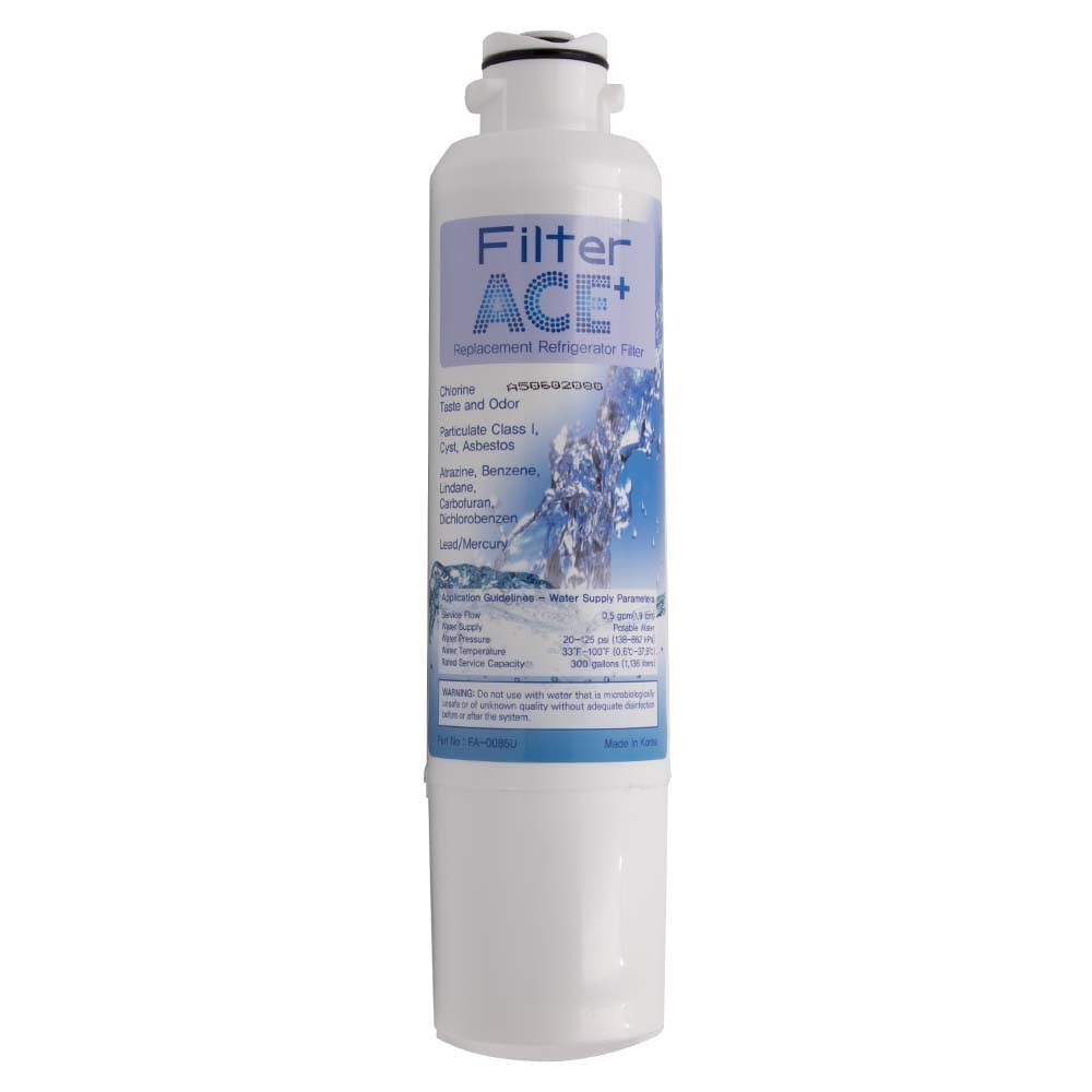 ACE+ FA-0085U | 3 Pack - Water filters compatible with Samsung DA29-00020B, HAF-CIN/EXP, HAF-CIN, HAFCIN, DA97-08006A-B, DA97-08006A-E. Filter cartridge for side by side refrigerator.