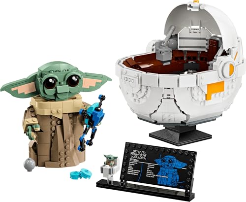 LEGO Star Wars 75403 Grogu in His Hover Pram from The Mandalorian - Collectible Minifigure - Build, Play, Display Model - Home Decor - Gift for Boys and Girls 10+