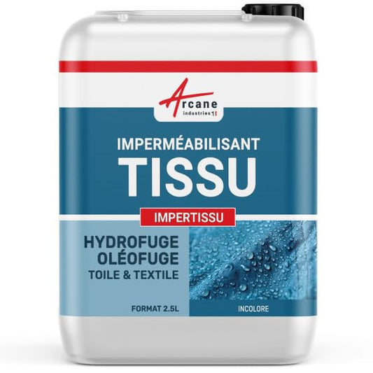 IMPERTISSU - Hydrophobic and oil-repellent agent for clothing and fabrics - 2.5 L (up to 25 m²)