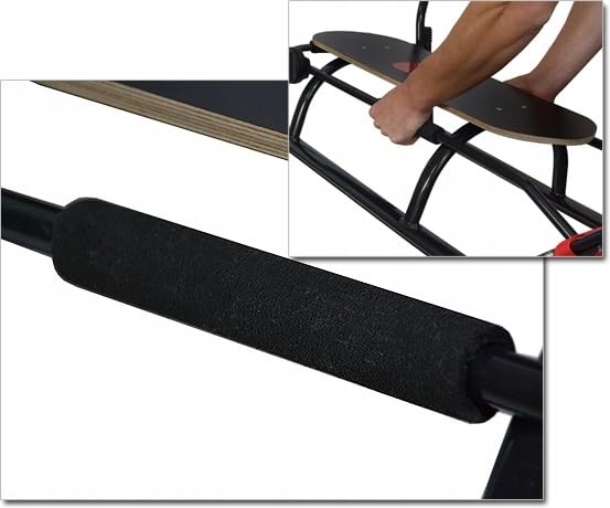 3-in-1 children's sledge with backrest, footmuff, push handle, and aluminum buckle (black & graphite)